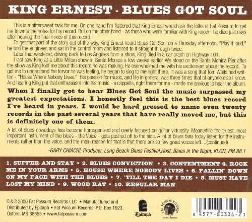 King Ernest - Blues Got Soul (2000)