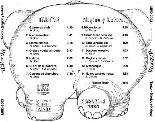 Tantor - Tantor / Mágico Y Natural (Reissue) (1979-82/1998)