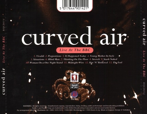 Curved Air - Live At The BBC (1970-76/1995)