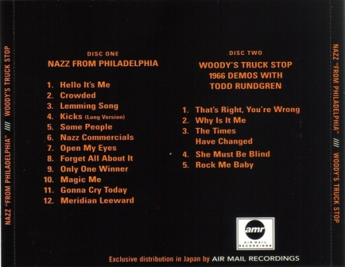 Nazz - Nazz From Philadelphia / Woody's Truck Stop (Reissue) (1967-68/2001)