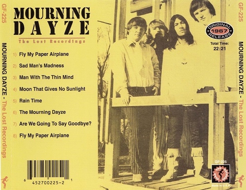 The Mourning Dayze - Lost Recordings (Reissue) (1967/2007)