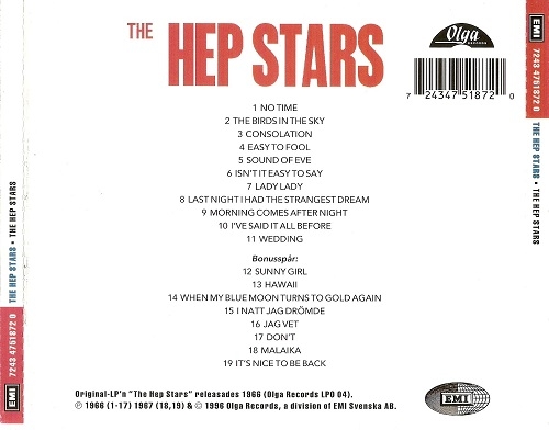 The Hep Stars - The Hep Stars (Reissue) (1966-67/1996)