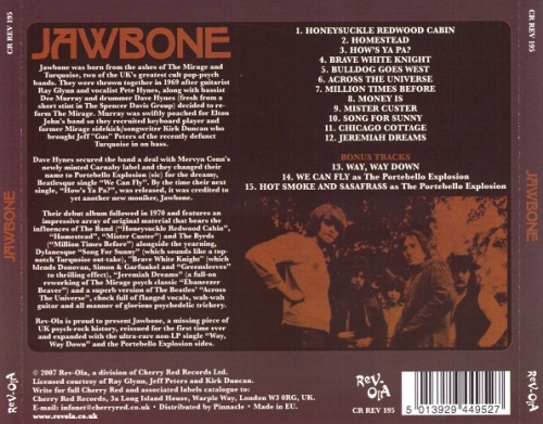 Jawbone - Jawbone (Reissue) (1970/2007)