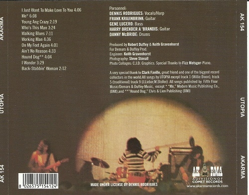 Utopia - Utopia (Reissue) (1969/2004)