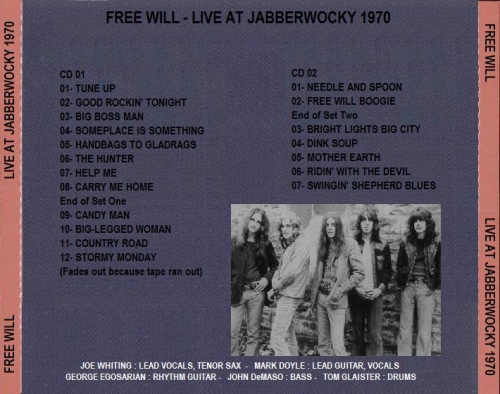 Free Will - Live At Jabberwocky (1970)
