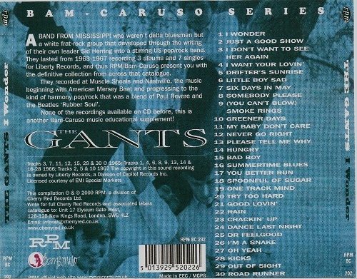 The Gants ‎– I Wonder (Remastered) (2000)