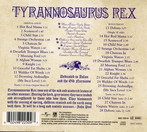 Tyrannosaurus Rex ‎– My People Were Fair And Had Sky In Their Hair... But Now They're Content To Wear Stars On Their Brows (Expanded Edition) (1968/2004)