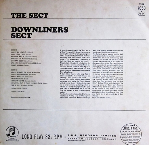 Downliners Sect - The Sect (1964) Vinyl