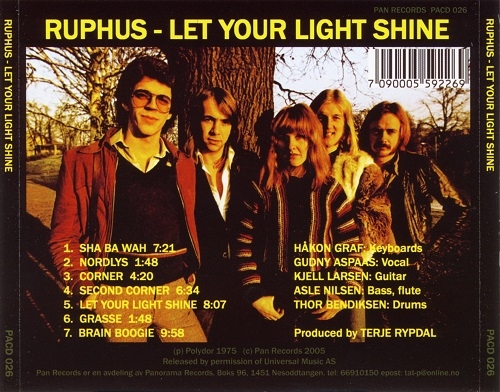 Ruphus - Let Your Light Shine (Reissue) (1975/2005)