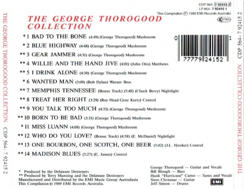 George Thorogood & The Destroyers - The George Thorogood Collection (1989)