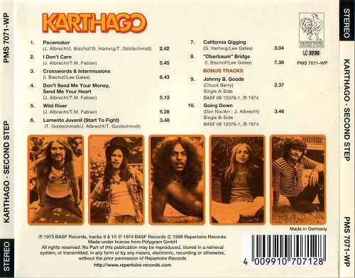 Karthago - Second Step (Reissue) (1973/1998)