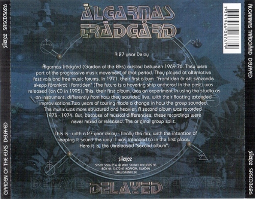 Algarnas Tradgard - Delayed (Reissue) (1974/2001)