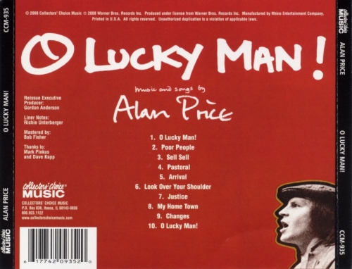 Alan Price - O Lucky Man! (Original Soundtrack, 1973) [Reissue, 2008] Lossless