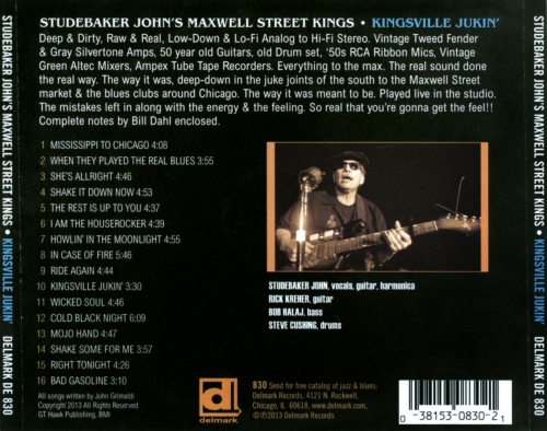 Studebaker John's Maxwell Street Kings - Kingsville Jukin' (2013)