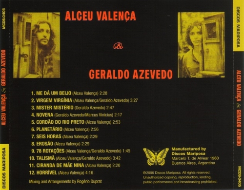 Alceu Valenca & Geraldo Azevedo - Alceu Valenca & Geraldo Azevedo (Reissue) (1972/2006)