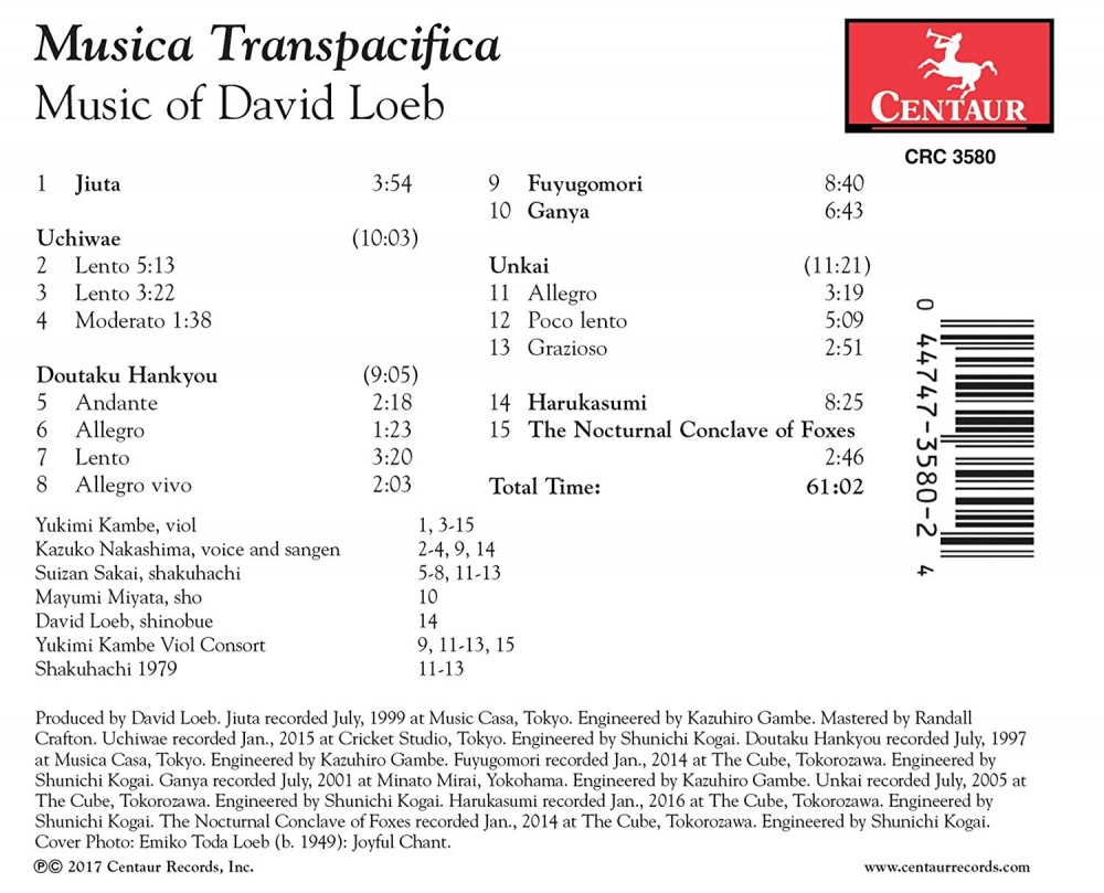 VA - Loeb: Musica Transpacifica (2018) Lossless