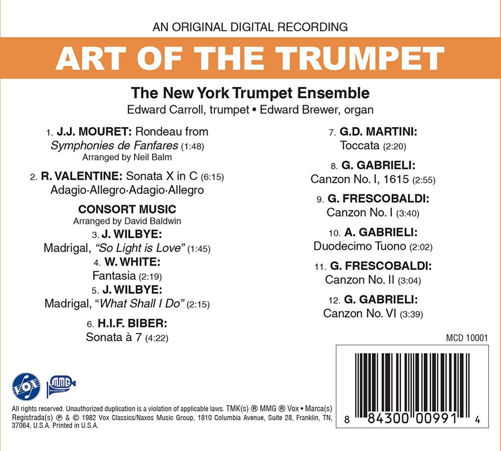 Edward Carroll & Edward Brewer - Art of the Trumpet (2018)