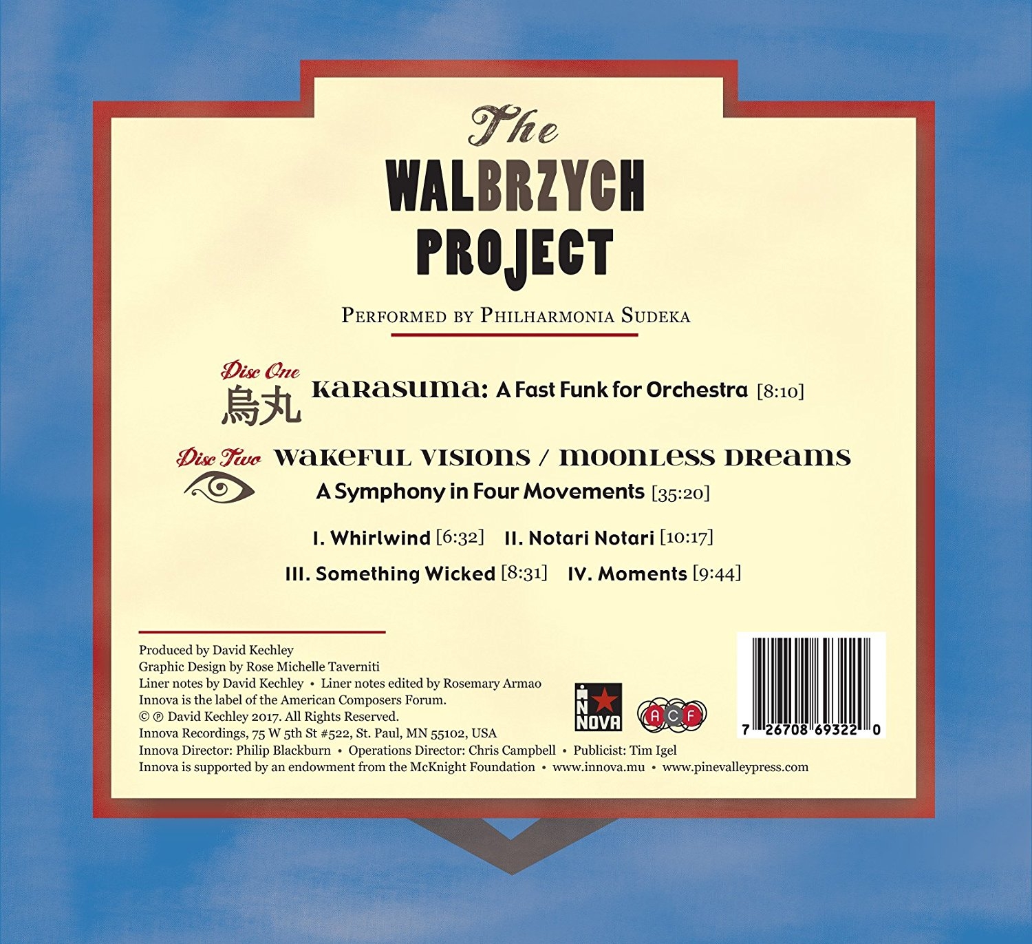 Sudecka Philharmonic Orchestra - David Kechley: The Walbrzych Project (2018)