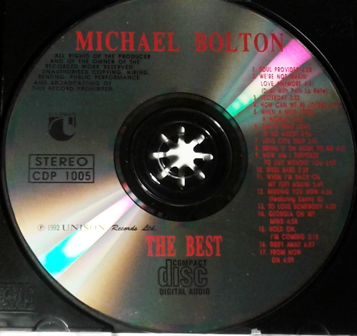 Michael Bolton – The Very Best  (1992) CD-Rip