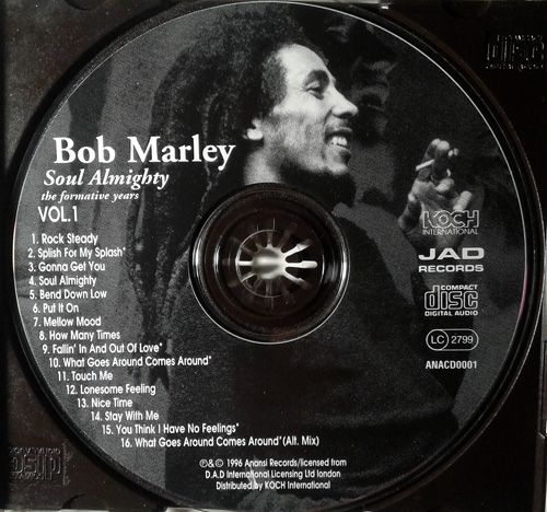 Bob Marley - Soul Almighty (1996) CD-Rip