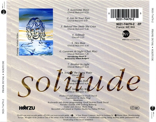 Frank Duval – Solitude (1991) CD-Rip