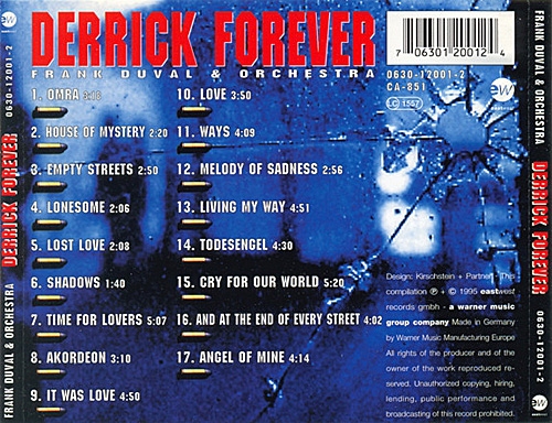 Frank Duval & Orchestra – Derrick Forever (1995) CD-Rip