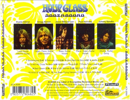 Hour Glass (featuring Gregg Allman and Duane Allman) - Southbound (The Rare Liberty Recordings) (Reissue) (1969/2004) Lossless