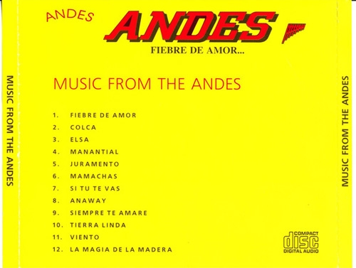 Andes -  Fiebre De Amor... (1996) CD-Rip