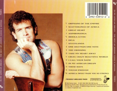 Johnny Clegg & Savuka - The Best Of Johnny Clegg And Savuka: In My African Dream (1994)