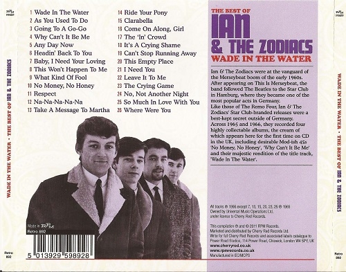 Ian & The Zodiacs ‎– Wade In The Water: The Best Of Ian & The Zodiacs (1965-66/2011)