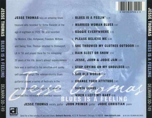 Jesse Thomas - Blues Is A Feeling (1992/2001)