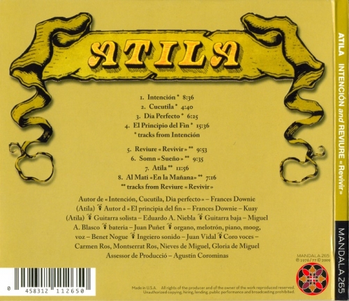 Atila -  Intencion / Reviure (Reissue) (1976-77/2009)