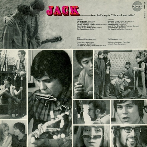 Jack ... from Jack's Angels - The Way I Want To Live (1969) Vinyl Rip