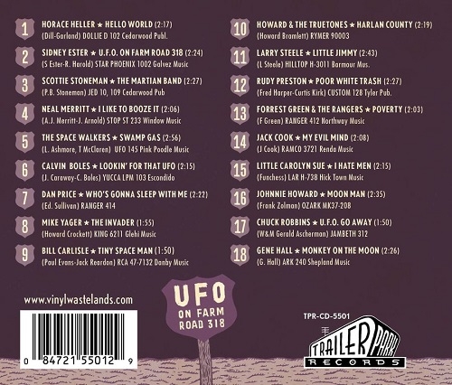 VA - UFO On Farm Road 318: Twisted Tales From The Vinyl Wastelands Volume 1 (2015)