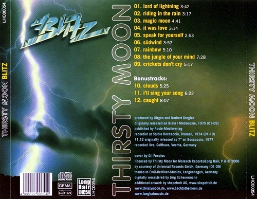 Thirsty Moon - Blitz (Reissue, Remastered) (1976/2006)