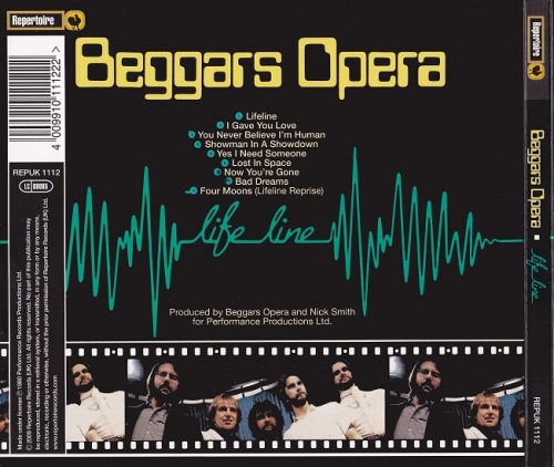 Beggar's Opera - Lifeline (Reissue) (1980/2009)