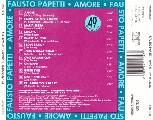 Fausto Papetti - 49a Raccolta (Amore) (1991) WAV|PCM / MP3