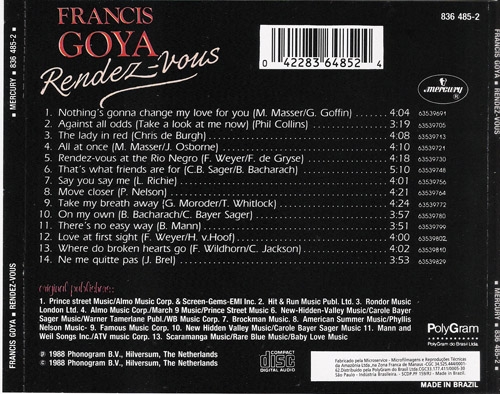 Francis Goya - Rendez-Vous (1988) FLAC