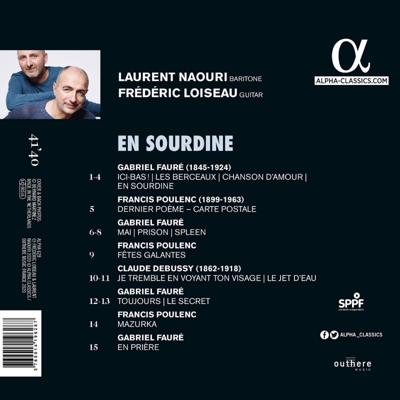 Laurent Naouri, Frédéric Loiseau - En sourdine (2020) [Hi-Res]