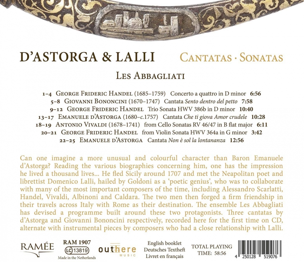 Les Abbagliati - D'Astorga & Lalli: Cantatas and Sonatas (2020) [Hi-Res]