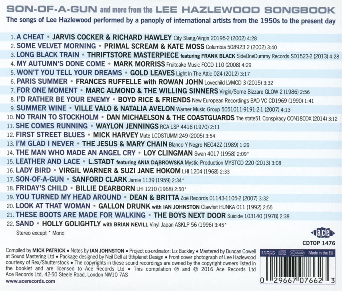 VA - Son-Of-A-Gun and More from the Lee Hazlewood Songbook (2016)