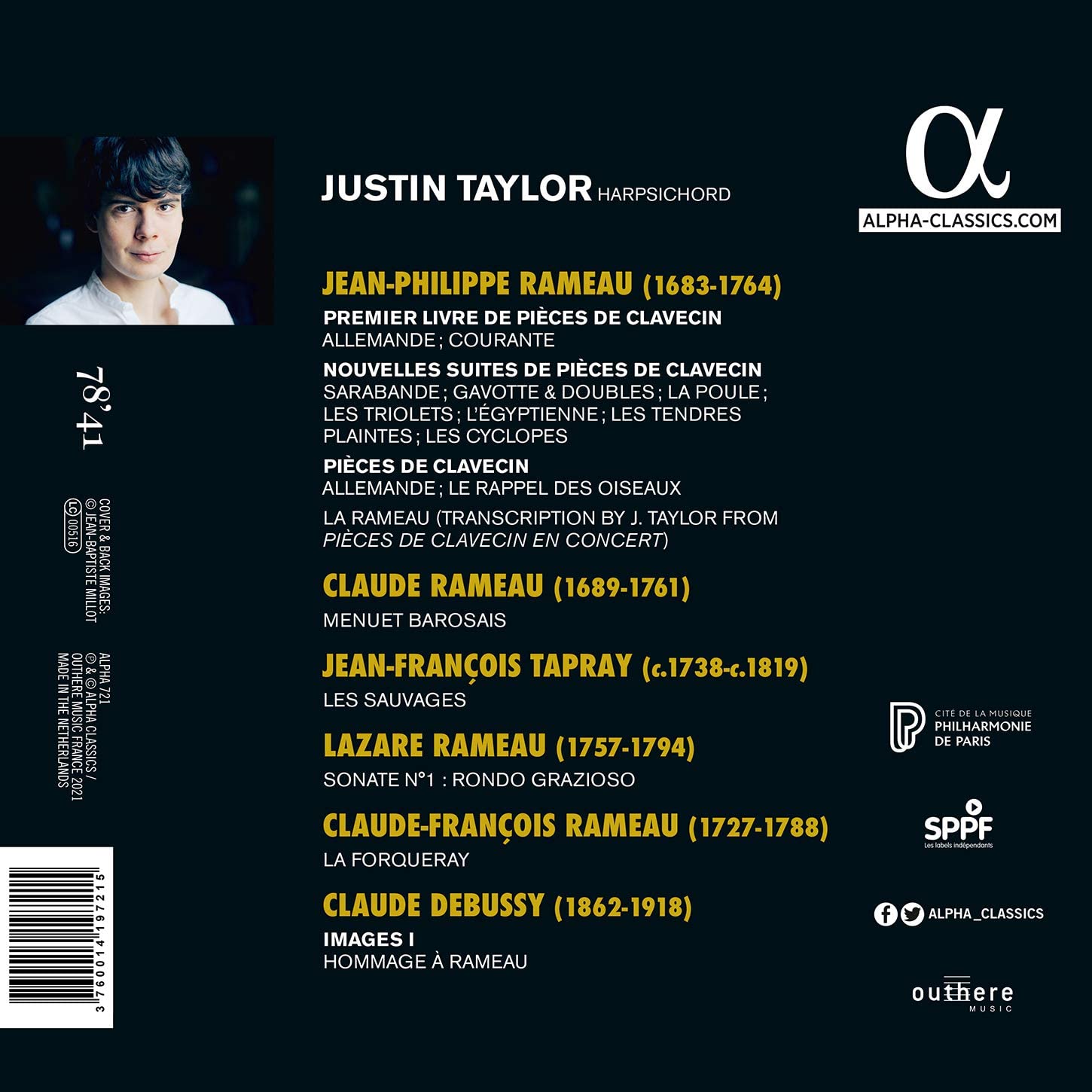 Justin Taylor - La famille Rameau (2021) [Hi-Res]