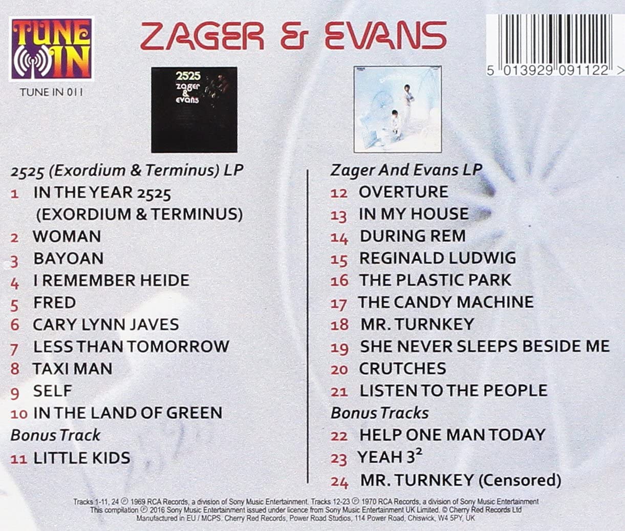 Zager & Evans - In The Year 2525: The RCA Masters 1969-1970 (2017)