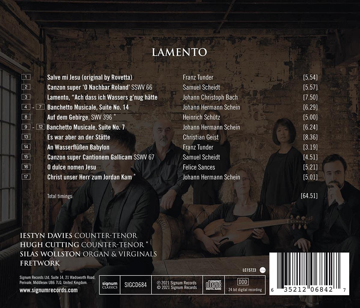 Iestyn Davies & Fretwork - Lamento (2021) [Hi-Res]