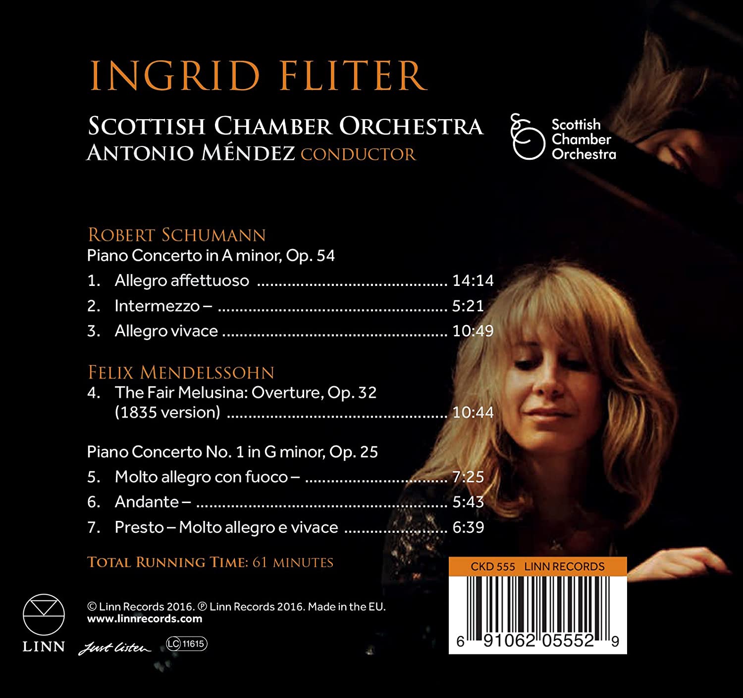 Ingrid Fliter - Schumann & Mendelssohn: Piano Concertos (2016) [Hi-Res]