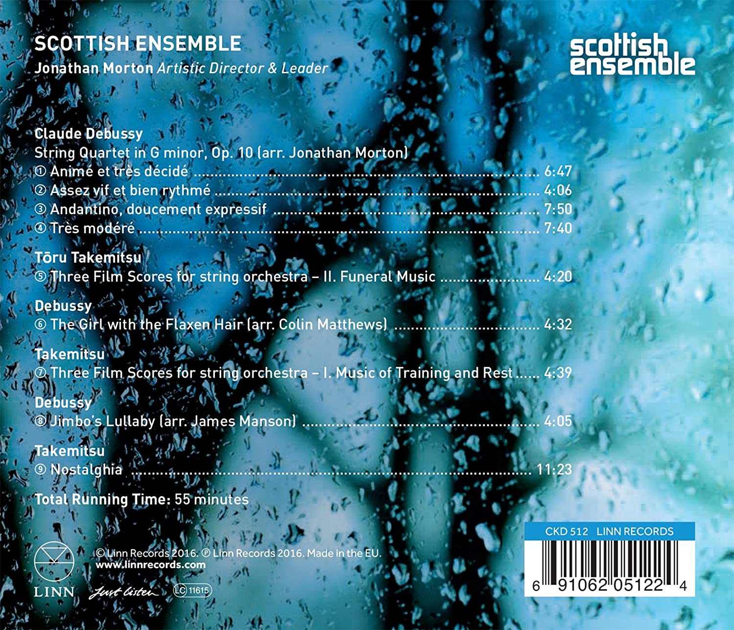 Scottish Ensemble & Jonathan Morton - Debussy & Takemitsu for Strings (2016) [Hi-Res]