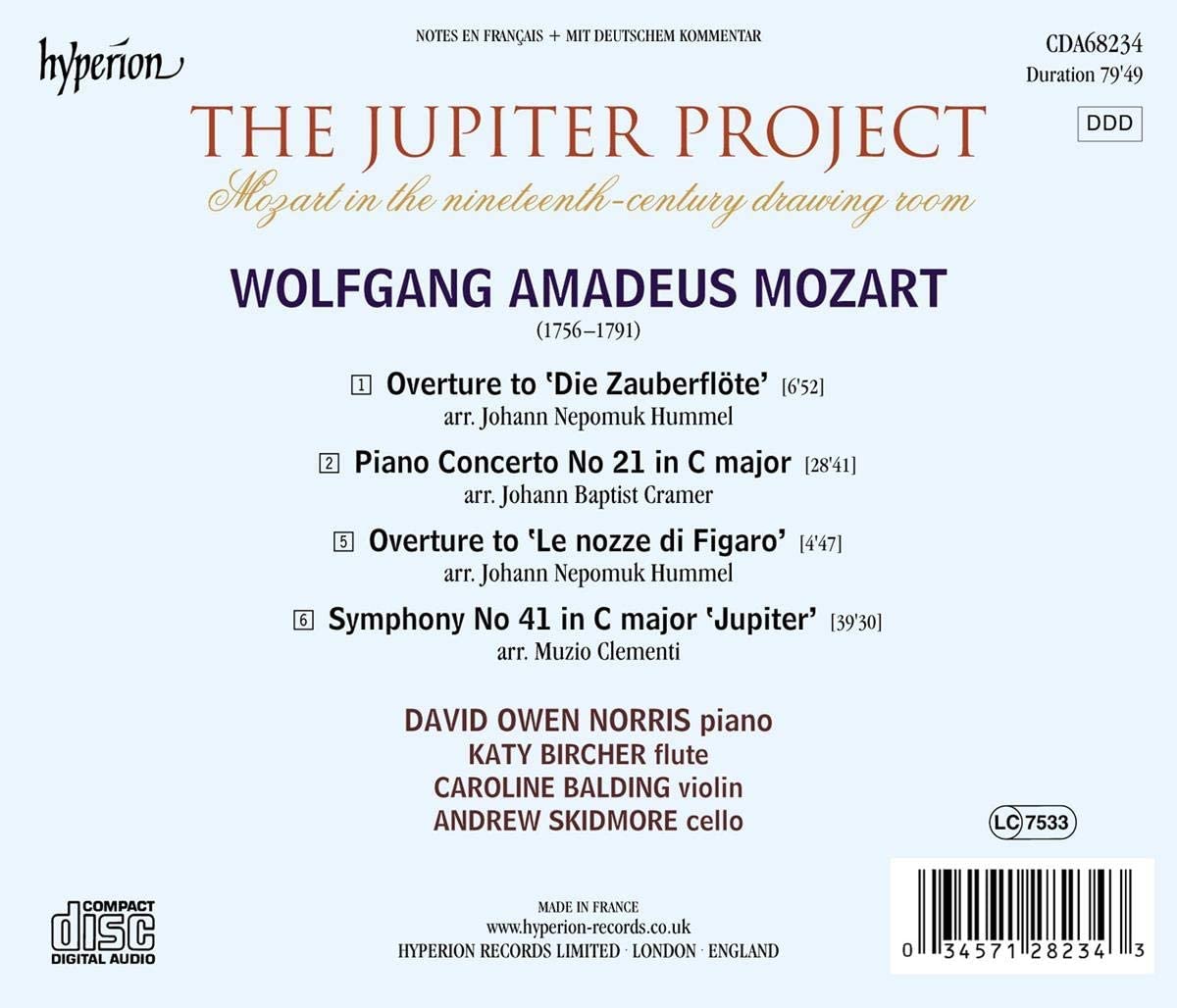 VA - The Jupiter Project: Mozart in the nineteenth-century drawing room (2019)