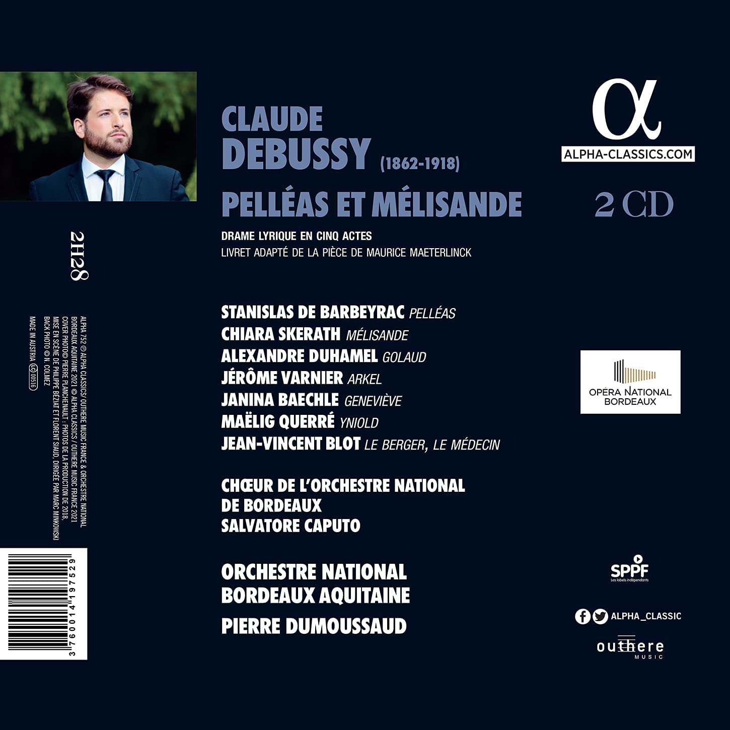 Pierre Dumoussaud - Debussy: Pelléas et Mélisande (2021) [Hi-Res]