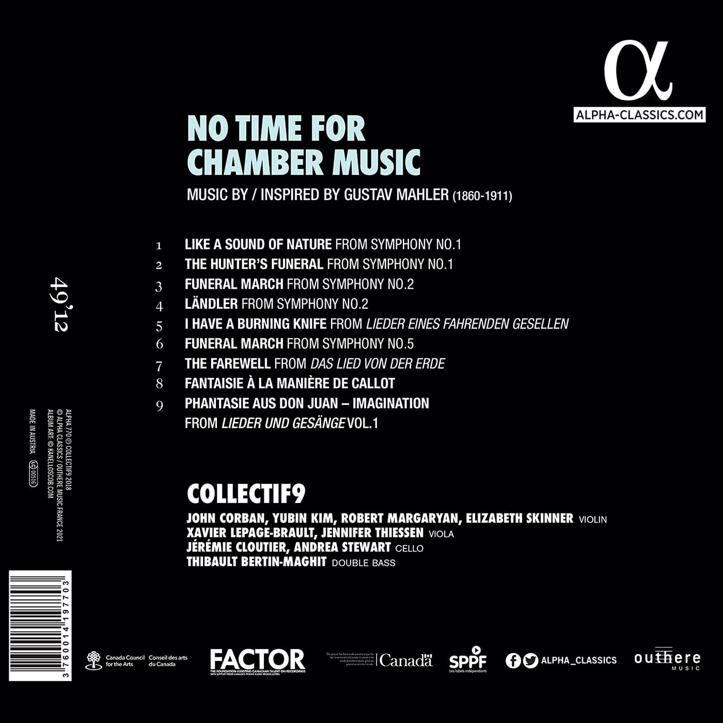 collectif9 - No Time for Chamber Music (2021) [Hi-Res]