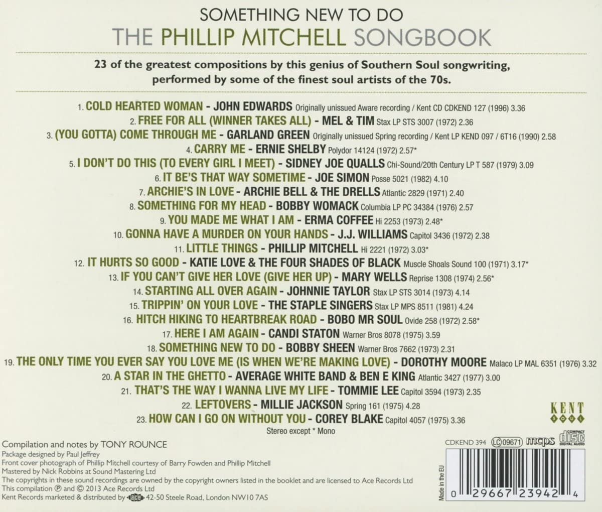 VA - Something New To Do: The Phillip Mitchell Songbook (2013)